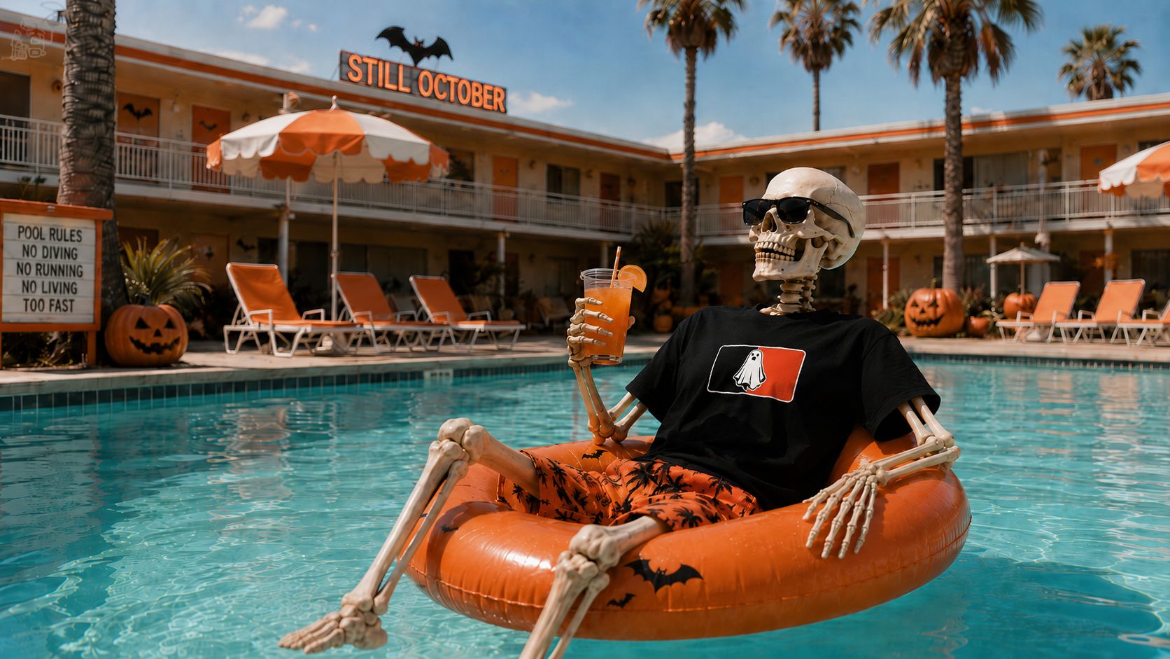 still October. Just